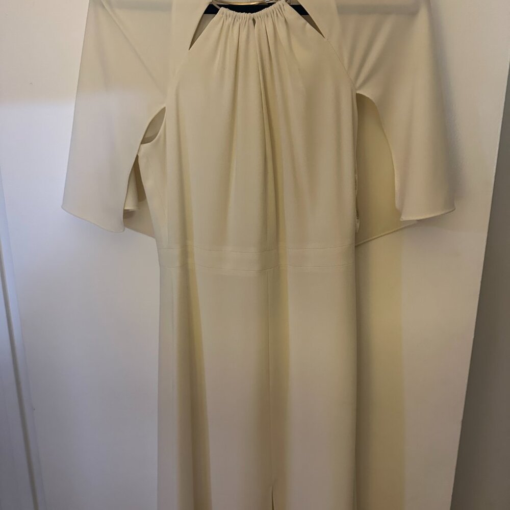 Halston Heritage White Floor Length Dress - Picture 7 of 7